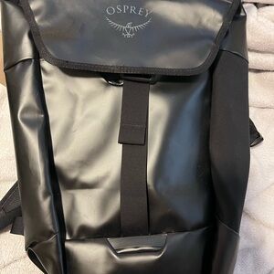 Osprey Black Urban Backpack with Flap Closure